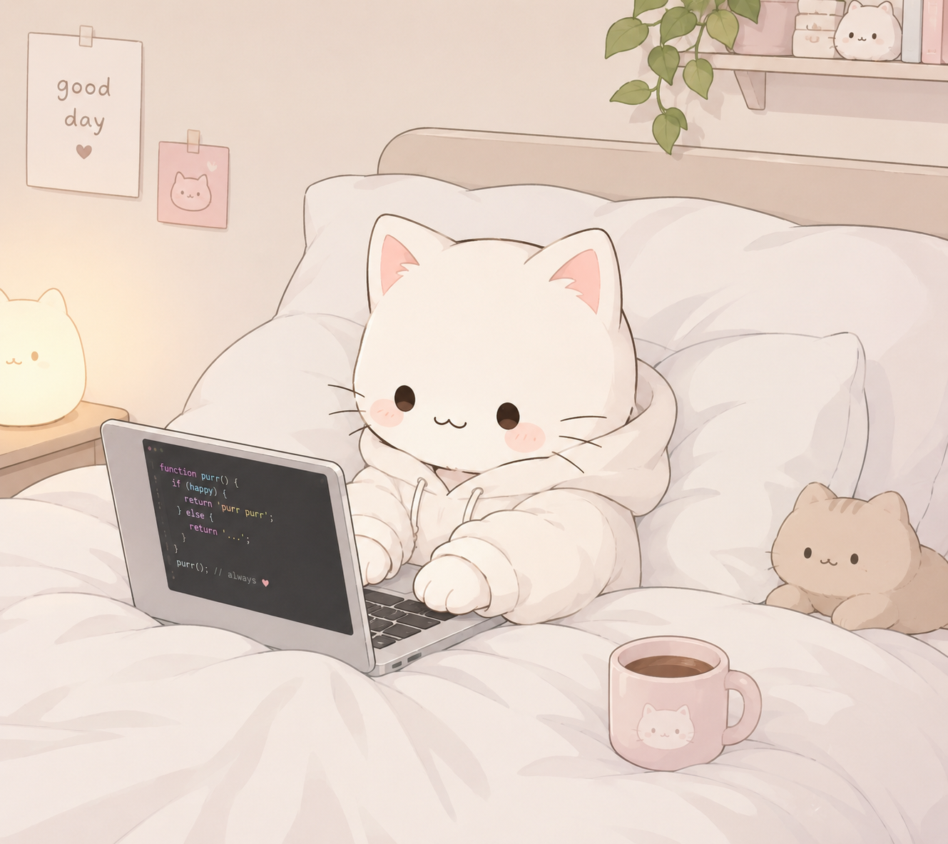 Comfy cat coding